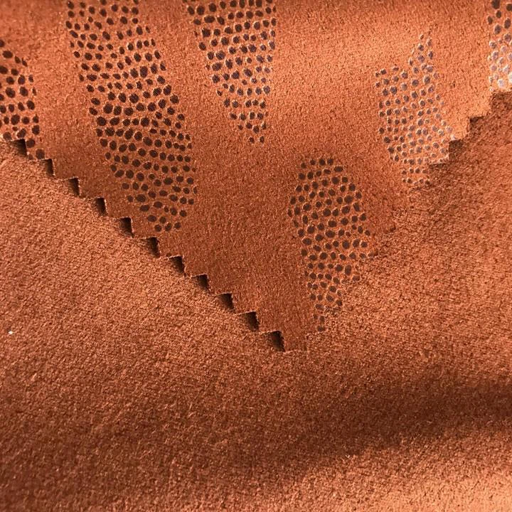 Fashion Bronze Suede Fabric For Apparel