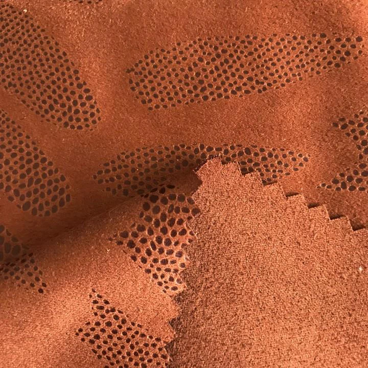 Fashion Bronze Suede Fabric For Apparel