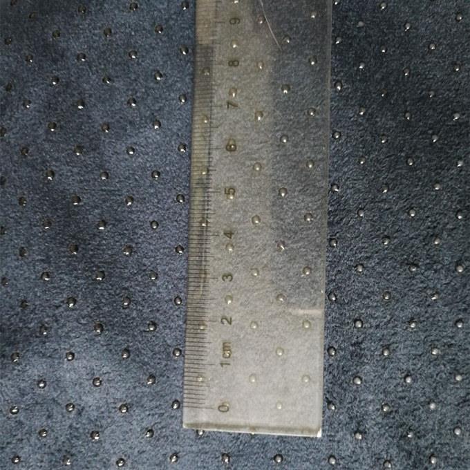 Polka Dot Suede Fabric