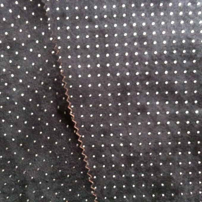 Polka Dot Suede Fabric