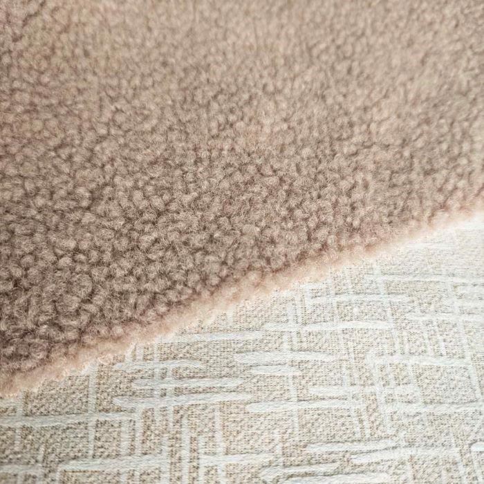 Hihg Quality Sherpa Suede With Fur For Garment