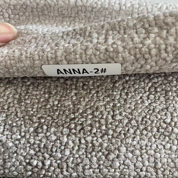 Velour Fabric With Linen Style